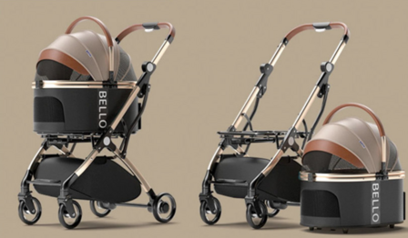 Luxe Multifunctionele Hondenbuggy Gold (Limited edition)