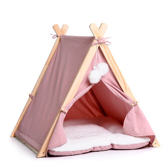 Dogs&amp;Co Tippi Tent voor katten of kleine honden Roze 