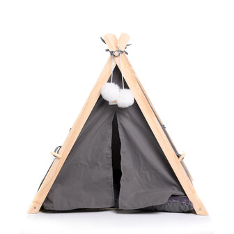 Dogs&amp;Co Tippi Tent voor katten of kleine honden Grijs