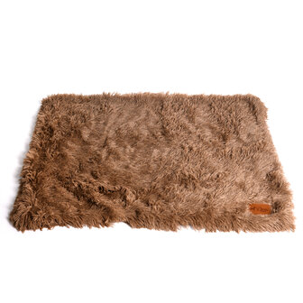 Dogs&amp;Co Fluffy Hondendeken 100x75 cm Khaki bruin