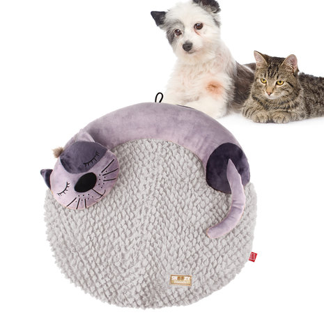 Bezet pepermunt begrijpen GiGwi Snoozy Friendz Cat - ligkussen voor kleine honden of katten - Dogs &  Co