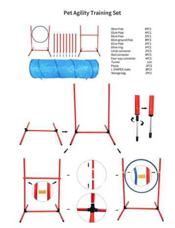 Agility Set voor de hond 