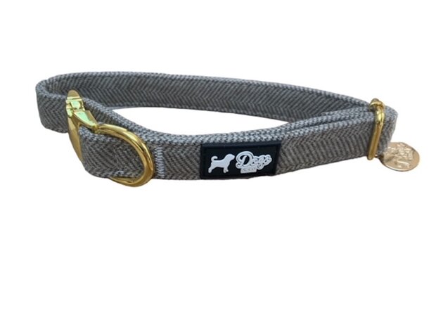 Dogs&Co Honden Halsband Tweed Zand