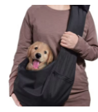 Dogs&Co Slingbag  - Draagtas zwart