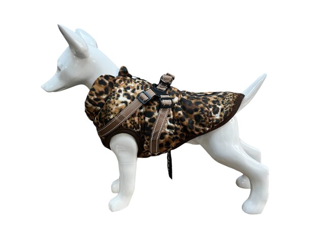 Dogs&Co Warme  Hondenjas Leopard 2025 model 