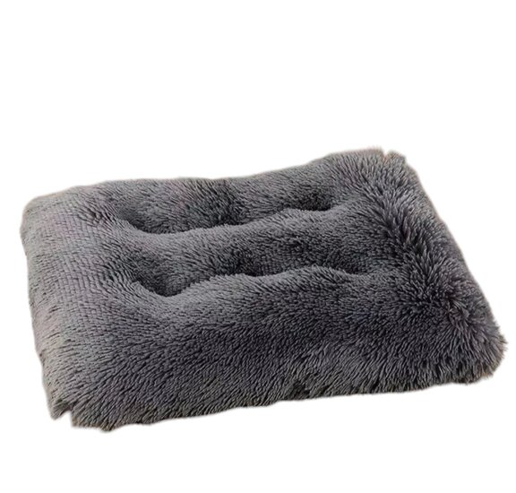 Fluffy Hondenkussen Maat L 109x72cm Antraciet