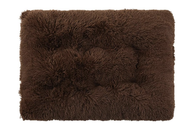 Fluffy-Hondenkussen Maat L 109x72cm Choco