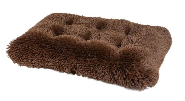 Fluffy-Hondenkussen Maat L 109x72cm Choco