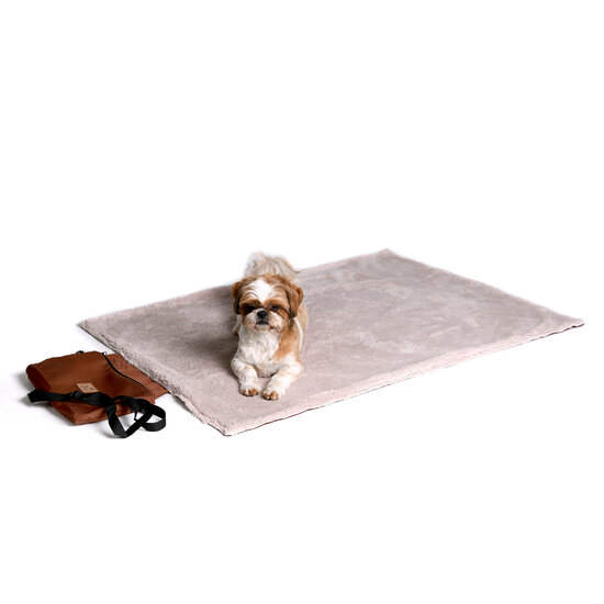 Dogs&amp;Co   Luxe Honden Outdoor reisdeken Bruin 120x90 CM Waterproof