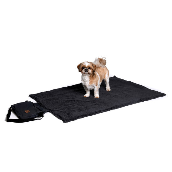 Dogs&amp;Co Luxe Honden Outdoor reisdeken Antraciet 120x90 CM Waterproof