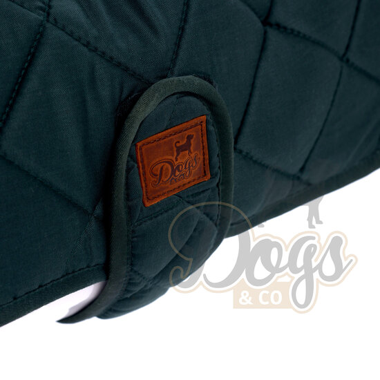 Dogs&amp;Co Honden Winterjas Groen Quilt