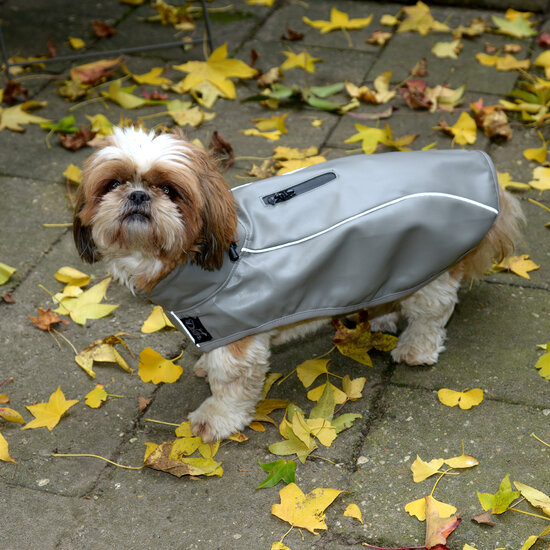 Dogs&amp;Co Honden Regenjas Raindog Grey