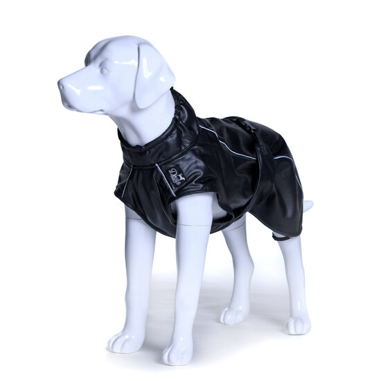 Dogs&amp;Co Honden Regenjas Raindog Black