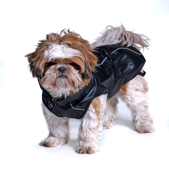 Dogs&amp;Co Honden Regenjas Raindog Black