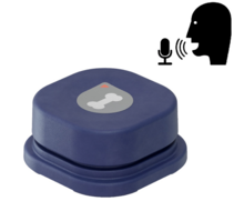 Hondenspeelgoed  Praatknop  Dogbuttons met Opname Functie Navy Blauw