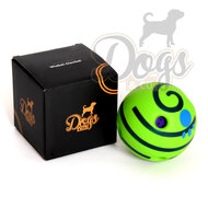 Dogs&amp;Co Interactieve speelbal - Wiebel-Giechel Speelbal voor de hond 14cm