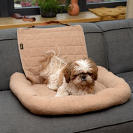 Dogs&amp;Co Autostoel beschermer Beige incl autogordel