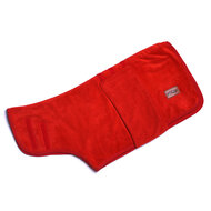 Dogs&amp;Co Honden Badjas Rood incl. waszakje