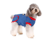 Honden Romper voor na de operatie Blauw/Rood 