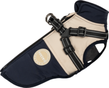 Dogs&amp;Co Warme  Hondenjas navy/beige 2025model 