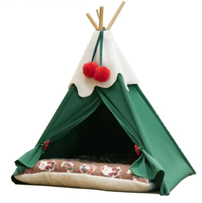 Tipi Tent voor katten of kleine honden Christmas edition